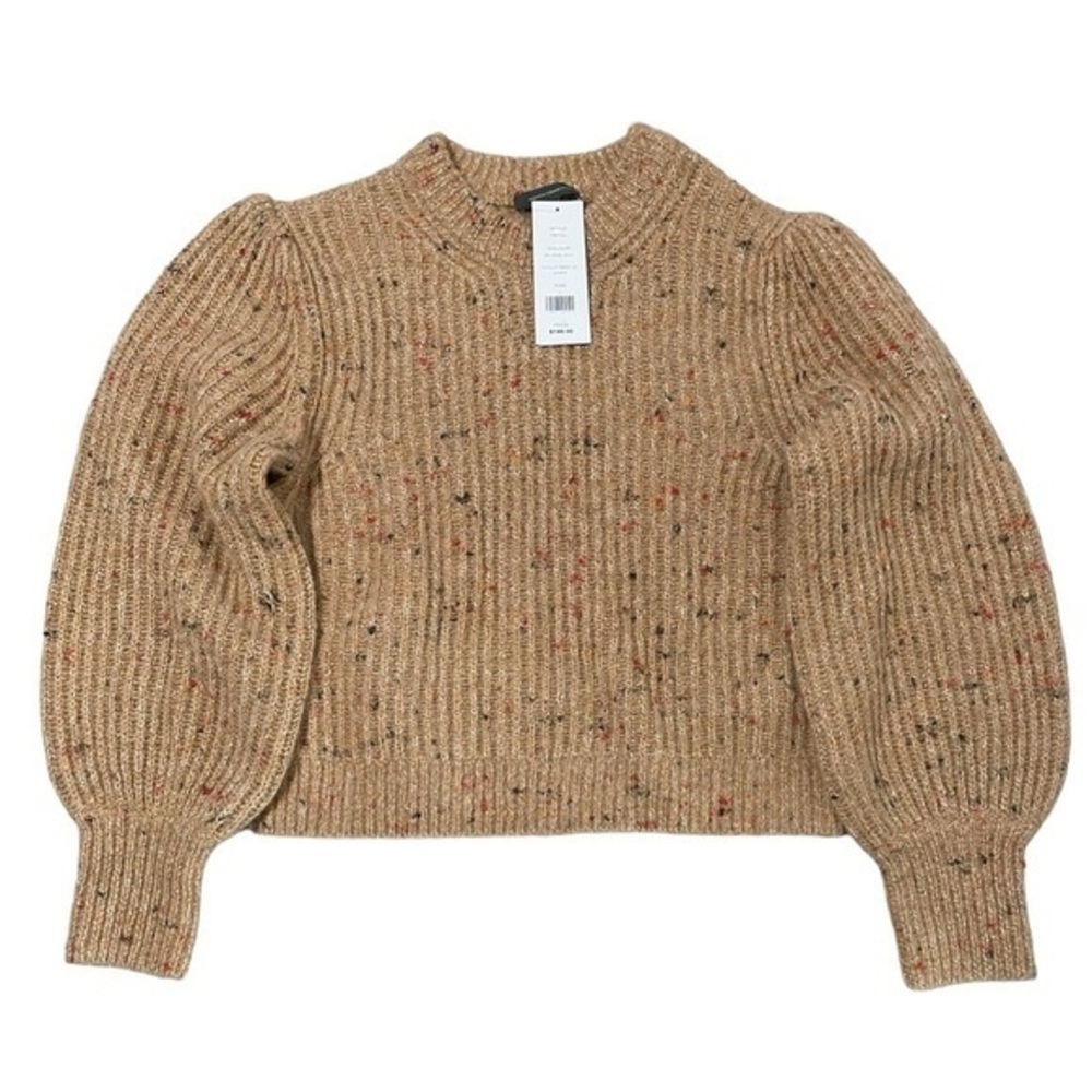 BNWT French Connection Natalya Ribbed Balloon sleeve sweater